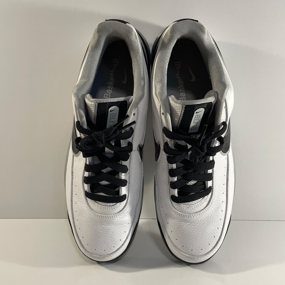 Nike Mens Size 11.5 Shoes Elite 2008 Take Away 324827-101 White Black